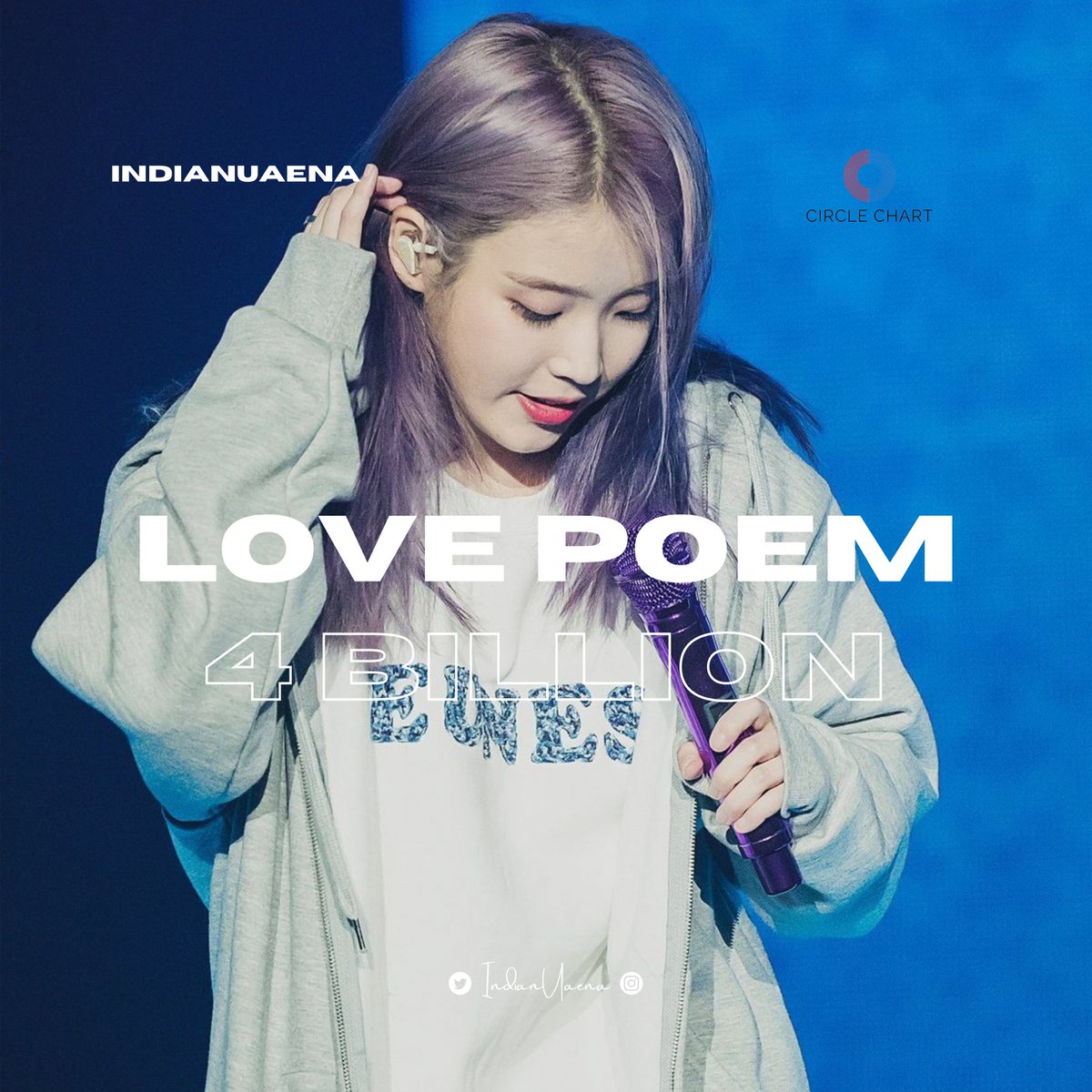 IndianUaena's tweet photo. “Love poem” by @_IUofficial has surpassed 4Billion Digital index points on Circle Chart and it’s also the FIRST album to reach this milestone in history
#IU #조각집 #아이유 #이지은
#SingerIU #LeeJieun @_IUofficial https://t.co/f54wBlxu4f
