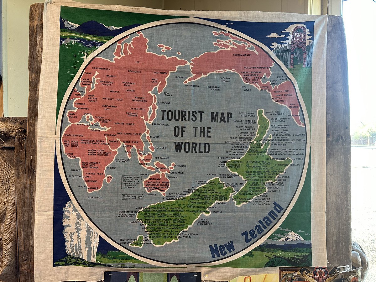 I’ve just spotted this map on the wall of a tiny rural coffee shop in Utah.
Anyone know what projection this is?
