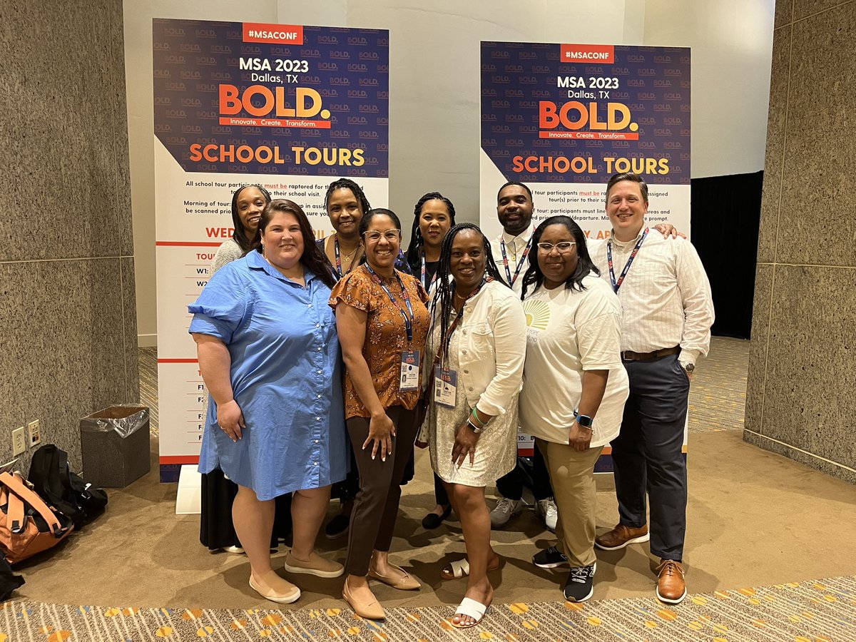 GCS_Choice's tweet photo. Part of our GCS Choice team gearing up to visit schools and “Engage, Connect, and Reflect” at the MSA Bold Conference 2023! https://t.co/wE84rO9bhN