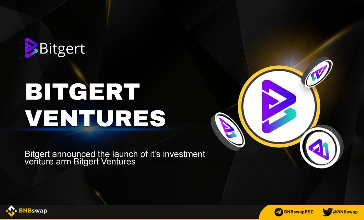 BNBSwap's tweet photo. 📢 @bitgertbrise $BRISE announced the launch of it's investment venture arm @bitgertventures!

Launch date: April 21, 2023.

The #BitgertVentures is backed by private investors and focuses on investing in web3 and #crypto projects.

#BRISE #Bitgert #BitgertChain #DeFi #Web3 $BNB https://t.co/weVdBbiBcC