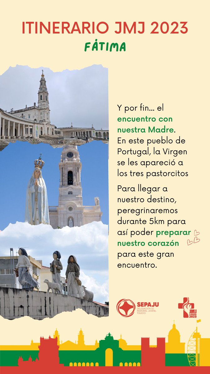 sepaju's tweet photo. Sexta parada: Fátima (Portugal) https://t.co/G7OVTSce6J