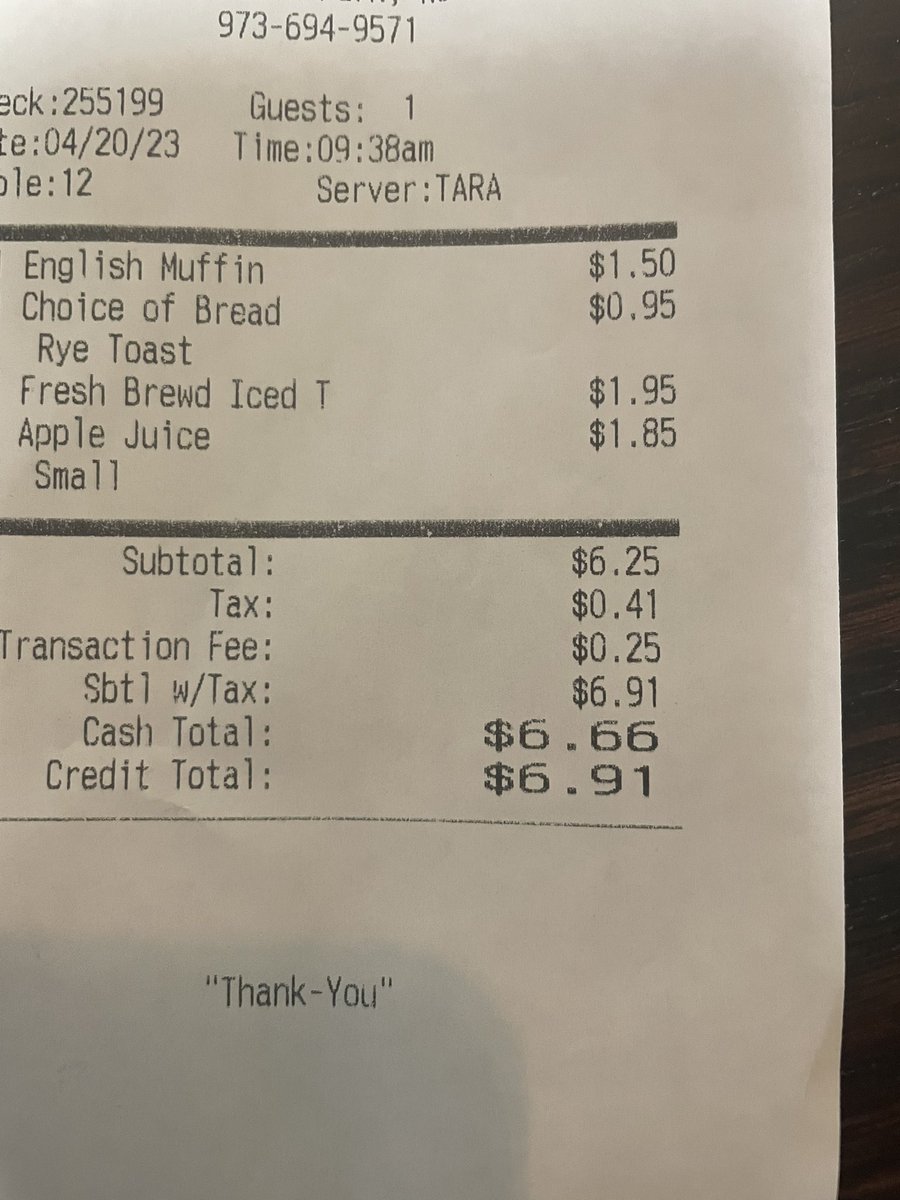 Champ_Counselor's tweet photo. Went out for breakfast with my son this morning. Look at that cash total, @NJDevils. Lets have a night! @TheBrattPack63 @ryannovo62 https://t.co/8ZEMC4QeUm