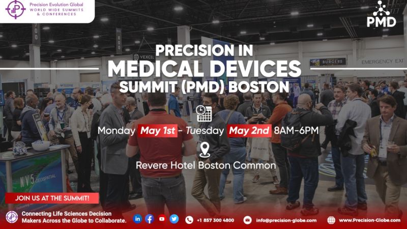 PrecisionEvolu1's tweet photo. Interested in learning about innovation in #MedicalDevices and in #DigitalHealth? Drop by the #PMDSUMMIT in #BOSTON on May 1st-2nd!

For more information, feel free to reach out to us at info@precision-globe.com.

#ClinicalTrials #biotech #Pharma #KeynoteSpeaking #Events https://t.co/x64QZnMKbp