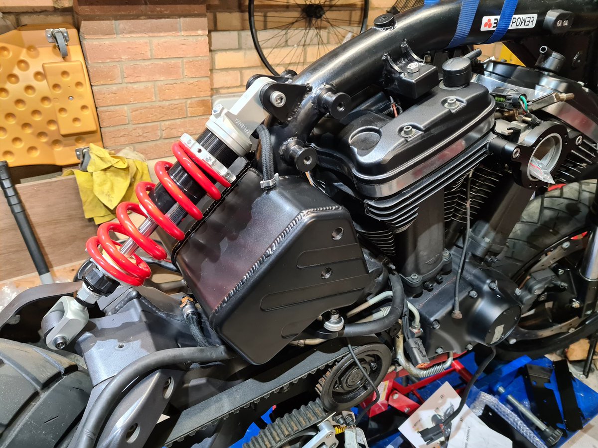 GraysonPaceGP59's tweet photo. Our Buell Bottpower Special now taking new shape. #buell #bottpower #restorations @bottpower https://t.co/LhAa8TAyOs