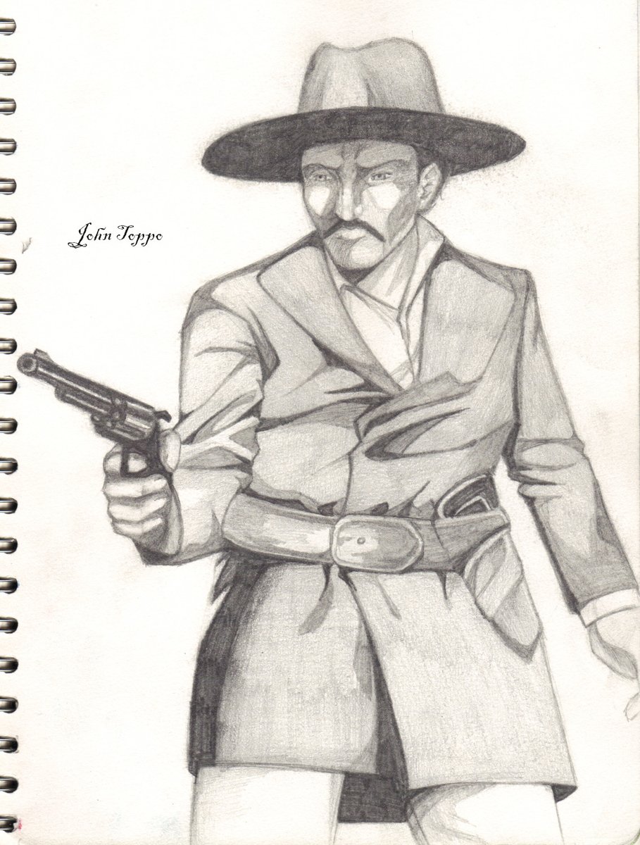 JohnToppo13's tweet photo. A sketch based on a reference of Lee Van Cleef.
#art #sketch #traditionalart #drawing #illustration #pencildrawing #pencilart #pencilsketch #cowboy https://t.co/Z98M3hi2jI