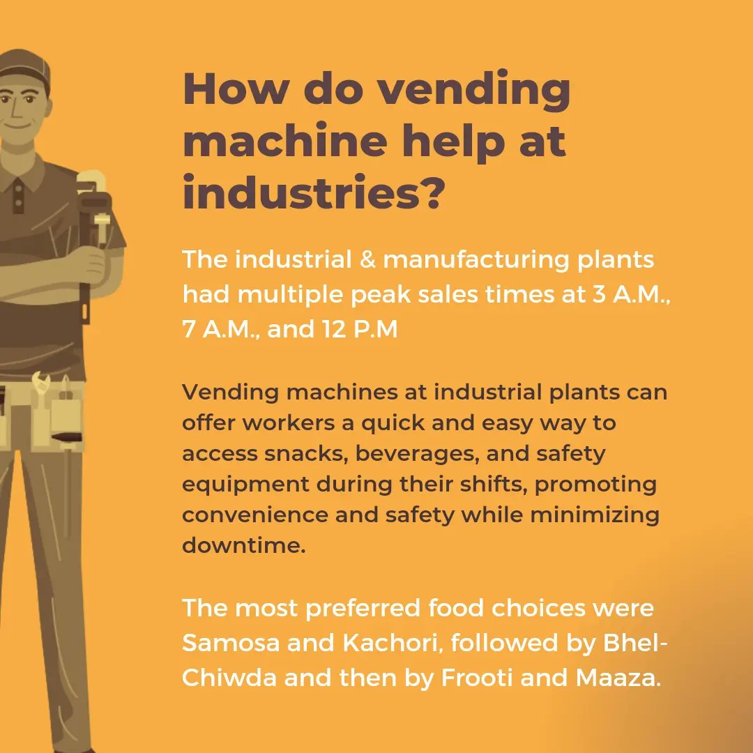 We have analyzed the Indian market
and compiled a guide to the top seling vending machine items and
locations. With Daalchini's expertise in smart vending technology
and automation, you always have the right products available!

#VendingMachineBusiness #TopSellingltems