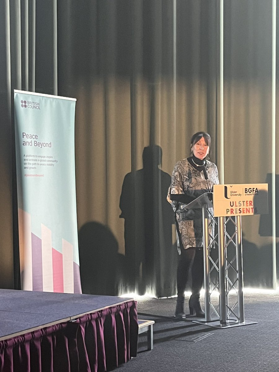 Professor Tracy Ireland, <a href="/UniCanberra/">University of Canberra</a> ‘The shared themes that have resonated with me during our experiences here in Belfast,include silence, invisibility, reconciliation, and of course this continuing need for conversation &amp; for listening.’ #PeaceAndBeyond #DifficultConversations