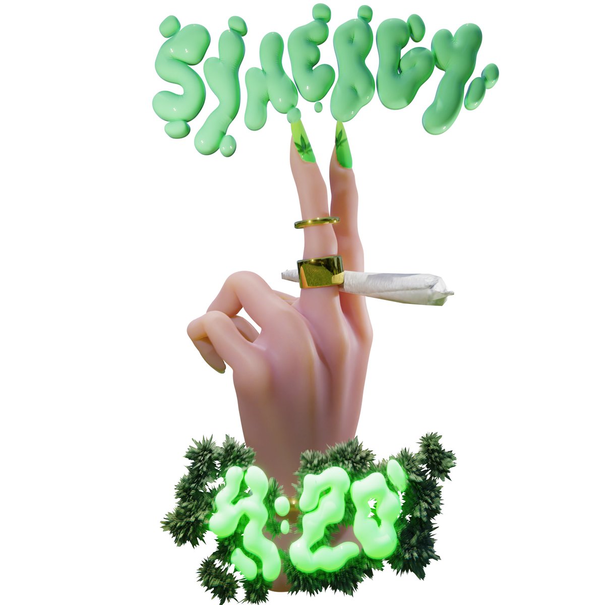 vnc_ptk's tweet photo. Happy 420 here's a 3D-rendered poster I did for XOXA. 

#3d #3dart #blender3d #weed #digitalart #design https://t.co/WldnIqNdz5