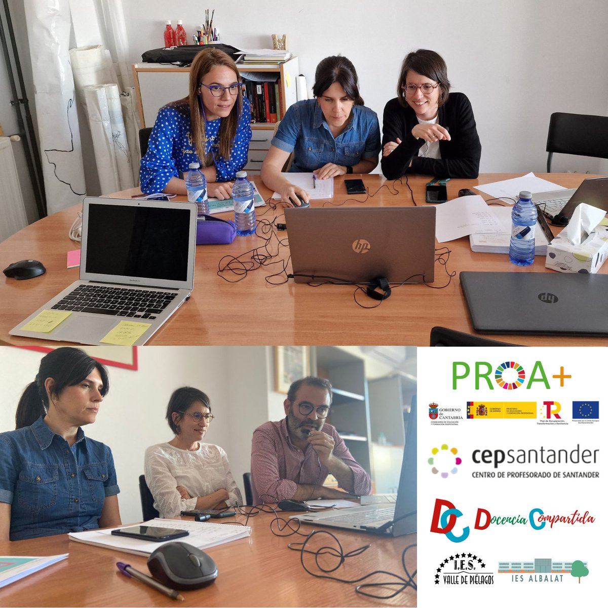 Tarde provechosa la de ayer, compartiendo saberes y experiencias con el <a href="/VallePielagos/">IES Valle de Piélagos</a> de la mano del @CEPSantander. Hablar de #DocenciaCompartida🖇 es hablar de procesos de cambio y de nuevos enfoques y miradas hacia el currículum y la profesión docente. ¡Gracias, compañeros!