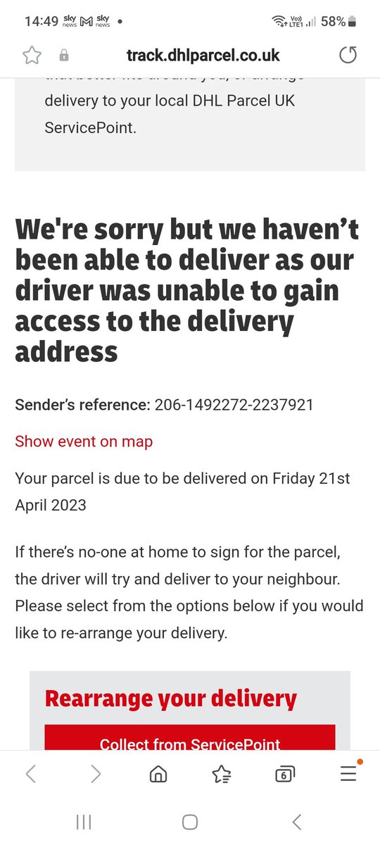 mikeham1973's tweet photo. @dhlexpressuk, why couldn't the driver call me if he's lost, I'm standing out waiting for my delivery https://t.co/JfyWNfFfjd