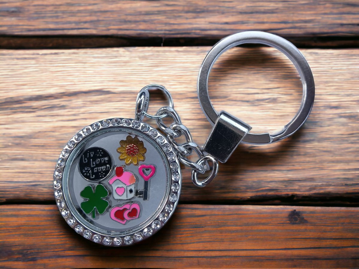 lula_roxs's tweet photo. Excited to share the latest addition to my #etsy shop: Floating Charm Memory Locket,  Personalised Keyring, Locket Keyring, Graduation, New Home, 1st Home, New House, 21st, 13th, Special Birthday #memorylocket #floatingcharm https://t.co/uHrioubUa4 https://t.co/zQ9yJNYtIx