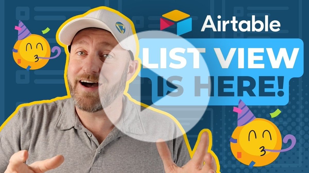 Do you know about the new list view inside Airtable? Discover all the ways you can use this versatile feature to take your productivity to the next level with this helpful blog! 🤓 #nocode

garethpronovost.com/blog/exploring…