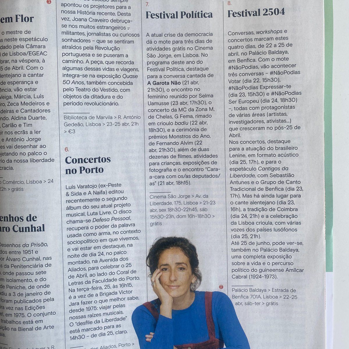 tigcpt's tweet photo. #thisisgroundcontrol to @Visao_pt
Sem planos para o fim-de-semana?
E que tal fomentar a cidadania no @FestivPolitica?
Entre amanhã (21) e domingo (23), o Cinema São Jorge acolhe uma programação recheada de diversidade.
Tragam outro amigo também, porque a entrada é livre! https://t.co/VyfMVMDiOK