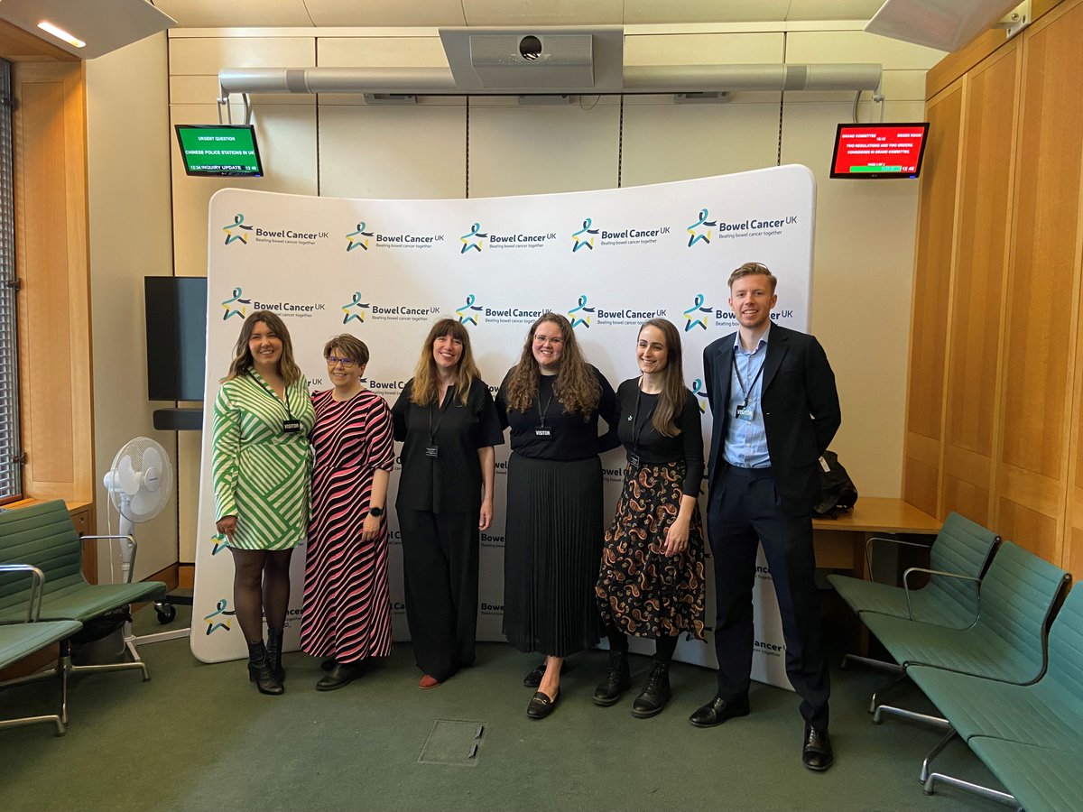 mandfhealth's tweet photo. Yesterday marked the launch of the @BowelCancerAPPG, which members of the team have been supporting with our clients, @BowelCancerUK. MPs, clinicians, and stakeholders attended the launch which featured speeches from @BenMLake, @GenEdwards, and a patient advocate. https://t.co/hADx7XgCdJ