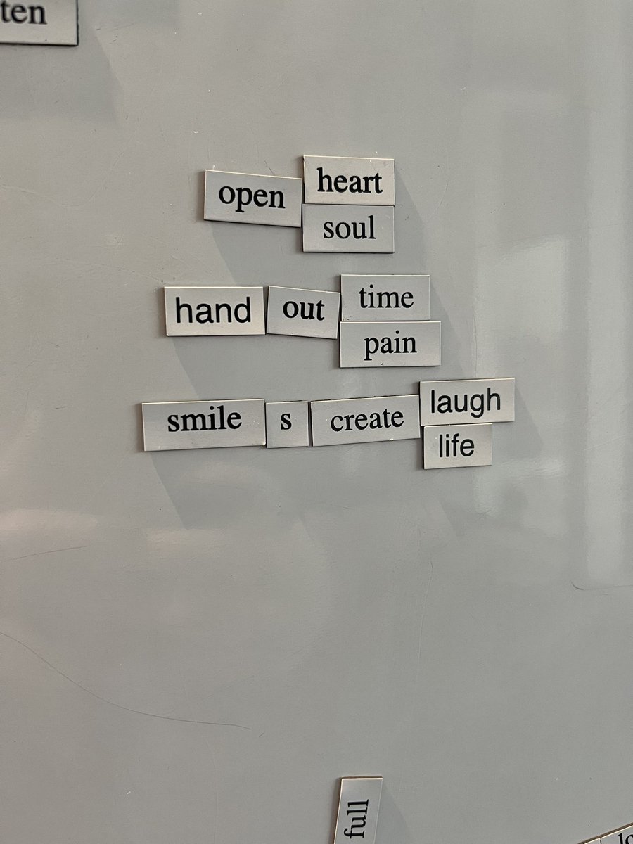 deltaliterary's tweet photo. Here are some of the magnetic poems from Unbound last weekend. Do you spot yours? 🌻 https://t.co/BOovK5f5os