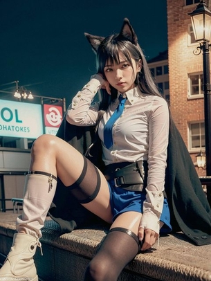 AI_X_Vids's tweet photo. AI takes cosplay to a whole new stratosphere🐈‍⬛ https://t.co/d0bmOFEmv2