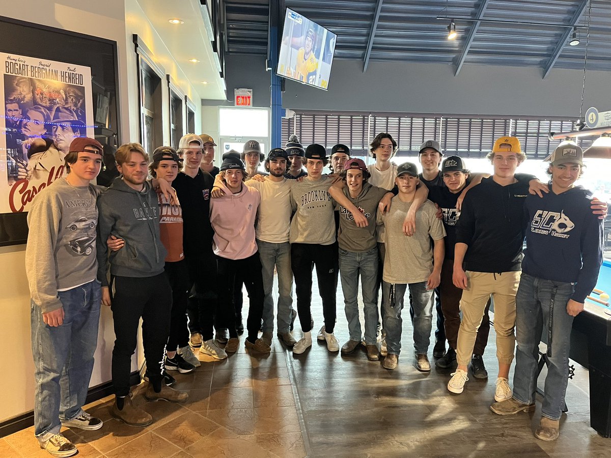 SabresBoys's tweet photo. Yesterday was the official wrap up of the 2022-23 Sanford Sabres boys high school hockey season! Congratulations to all of the award winners and thanks to our coaches this season. https://t.co/AzRGVdGCLr