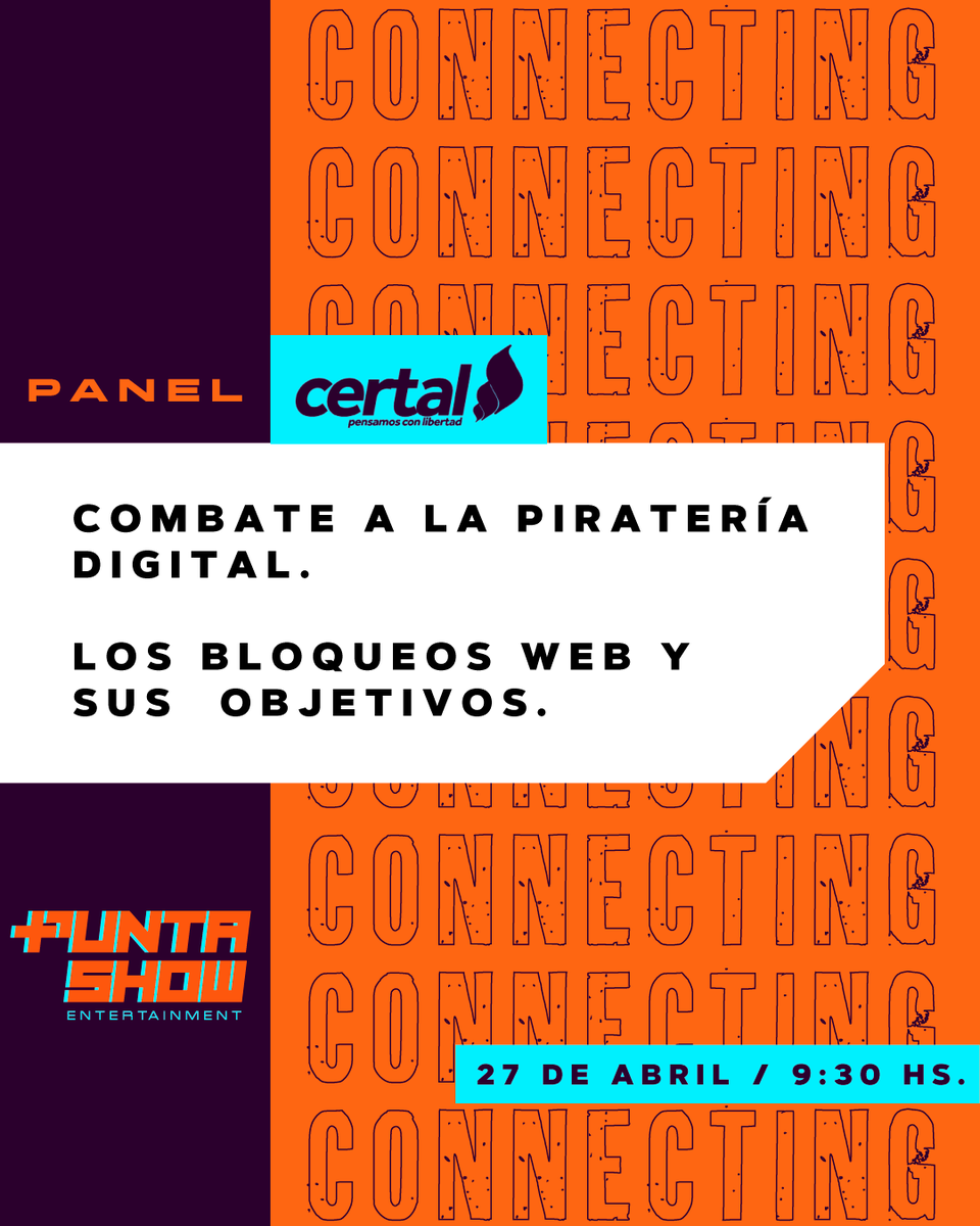 grupoisos's tweet photo. #PuntaShow2023 | Conferencia: "𝗖𝗼𝗺𝗯𝗮𝘁𝗲 𝗮 𝗹𝗮 𝗣𝗶𝗿𝗮𝘁𝗲𝗿𝗶́𝗮 𝗗𝗶𝗴𝗶𝘁𝗮𝗹: 𝗕𝗹𝗼𝗾𝘂𝗲𝗼𝘀 𝗪𝗲𝗯 𝘆 𝘀𝘂𝘀 𝗢𝗯𝗷𝗲𝘁𝗶𝘃𝗼𝘀", con la participacion de destacados expositores.

Inscripciones sin costo en ▶ https://t.co/msYDNin8JM https://t.co/qIcScLm9Ah