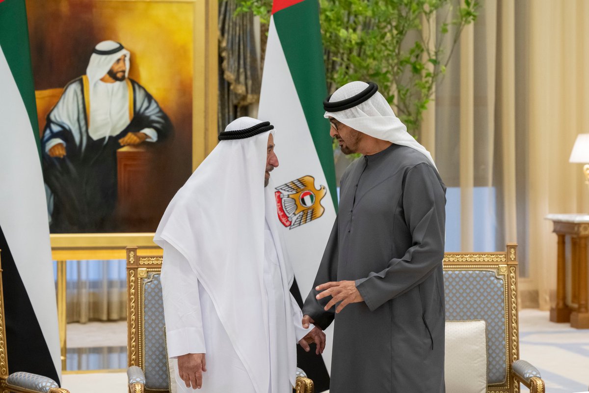 حاكم الشارقة يهنئ رئيس الدولة ونائبيه والحكام بحلول عيد الفطر السعيد Sharjah Ruler greets UAE President, Vice Presidents and Rulers on the occasion of Eid Al Fitr
