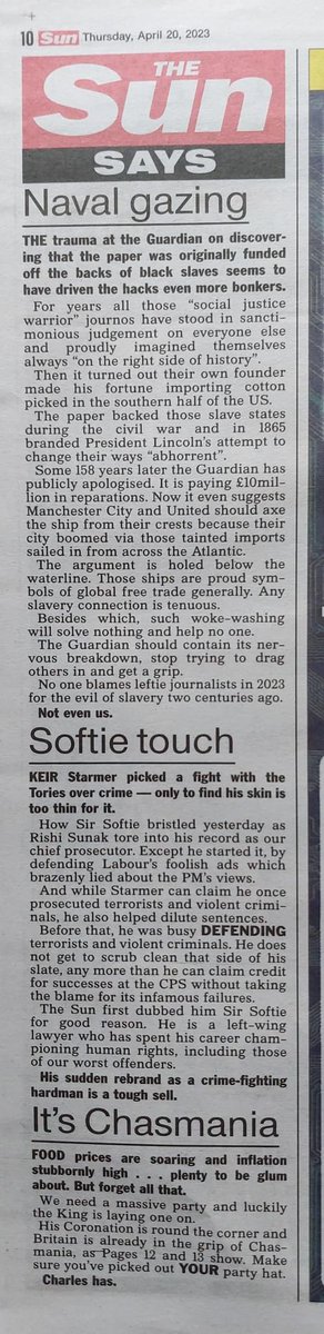 TTTMediaXR's tweet photo. What did Rupert Murdoch’s British newspapers have to say after Fox News paid £634 million to stop the disgraced mogul having to take the stand and explain Fox’s toxic lies?

Absolutely nothing - which tells you everything about their function and their editorial independence. https://t.co/a3rDBSBvxu