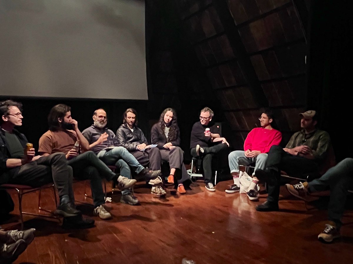 BrooklynFilmNY's tweet photo. Lovely meeting last night workshopping new projects by @keith2miller and @nathanwfitch at @DCTVny https://t.co/D6RGDOaELI
