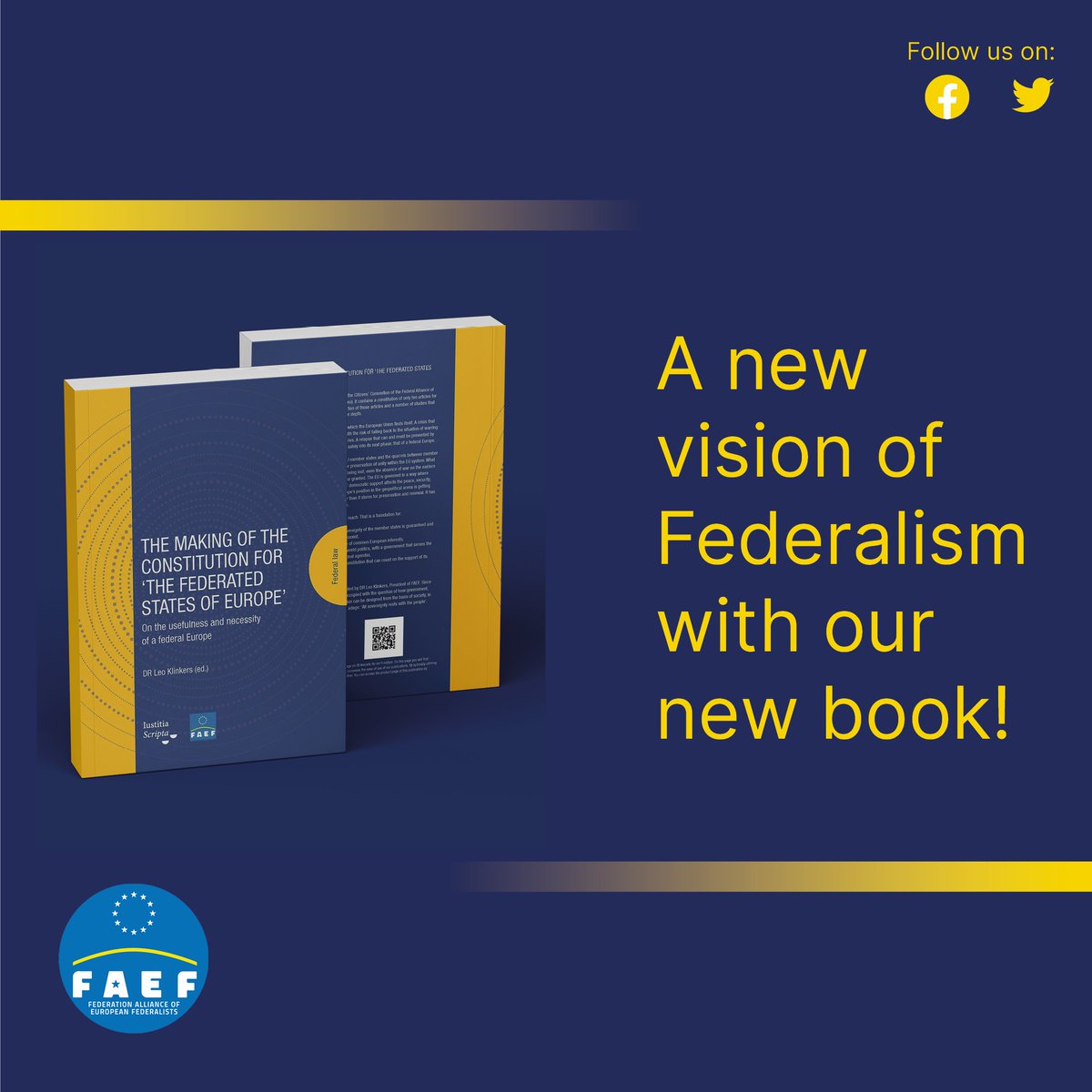 FaefOf's tweet photo. 🔷 If you too believe in a better Europe, based on federalist values, this book is a must-read.
🔷 Don't miss it ->
https://t.co/HvpYRZWl4O
#FAEF #Europe #Federalism https://t.co/yLBwJQpjbm