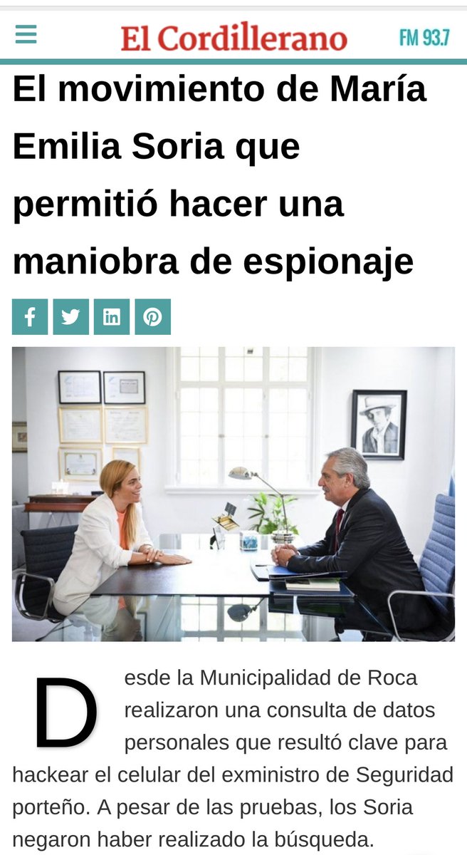 Queremos saber si el Municipio de General Roca utiliza fondos públicos para espiar a integrantes de otro espacio político. Si es una práctica habitual y si lo hacen con nosotros también. ¿Desde el <a href="/proargentina/">PRO</a> avalan estas prácticas de la familia socia de Aníbal Tortoriello?