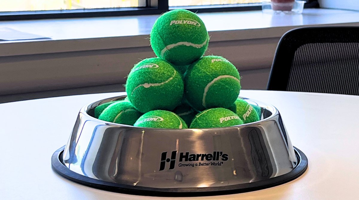 🚨Photo contest time!🚨 From Monday 4/24 – Wednesday 4/26, when you post a picture of your #dogsofturf and tag @HarrellsLLC you’ll be entered to win a Harrell’s dog bowl, a POLYON® tennis ball, and a feature on our social! 🐾 We’re excited to meet all your furry friends!