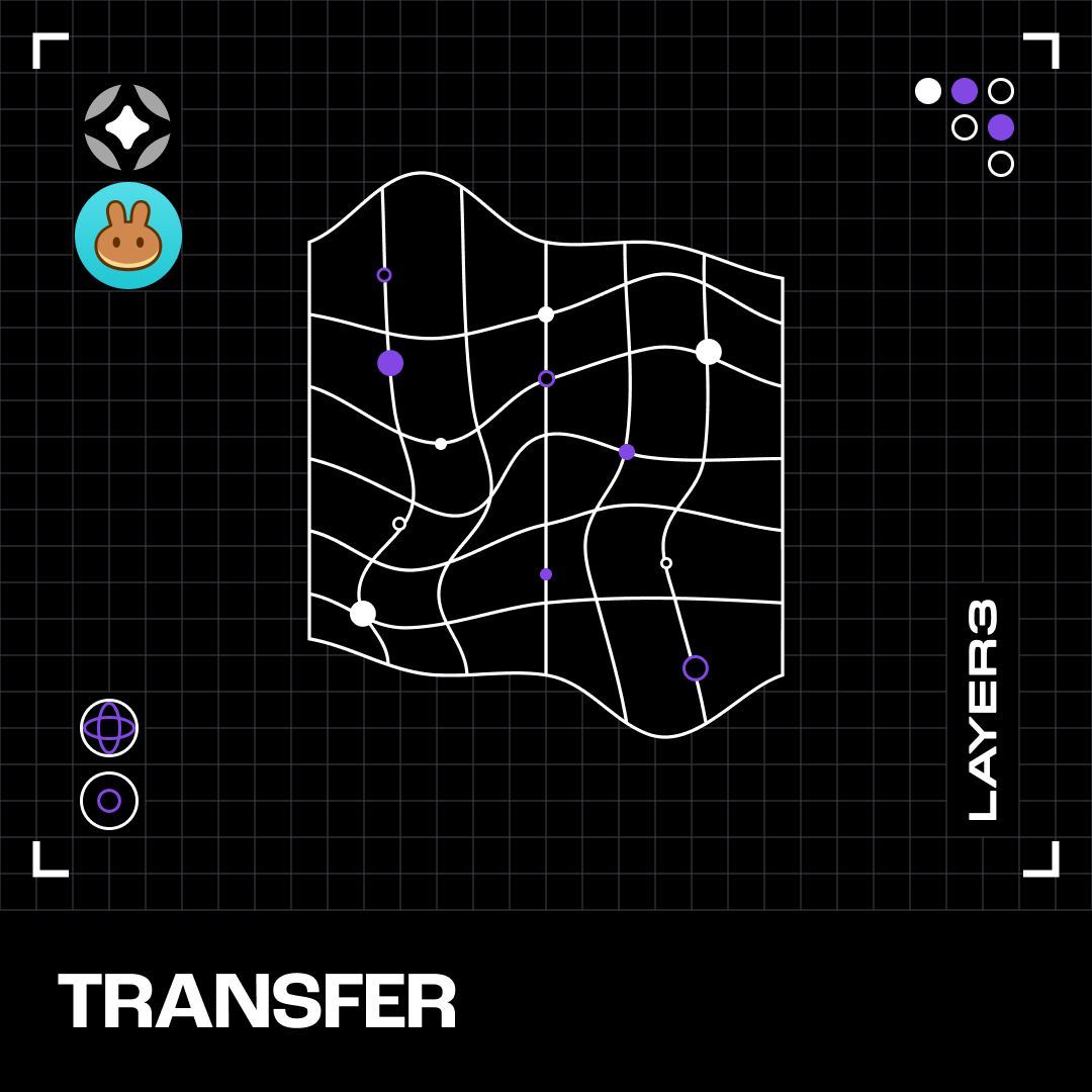 Let them eat $CAKE 🍰

Bridge omnichain-CAKE with <a href="/StargateFinance/">Stargate</a> and <a href="/PancakeSwap/">PancakeSwap</a> in our latest Quest!

Receive a delicious omnichain-NFT for your efforts 🧁

L3.xyz/OmniCAKE