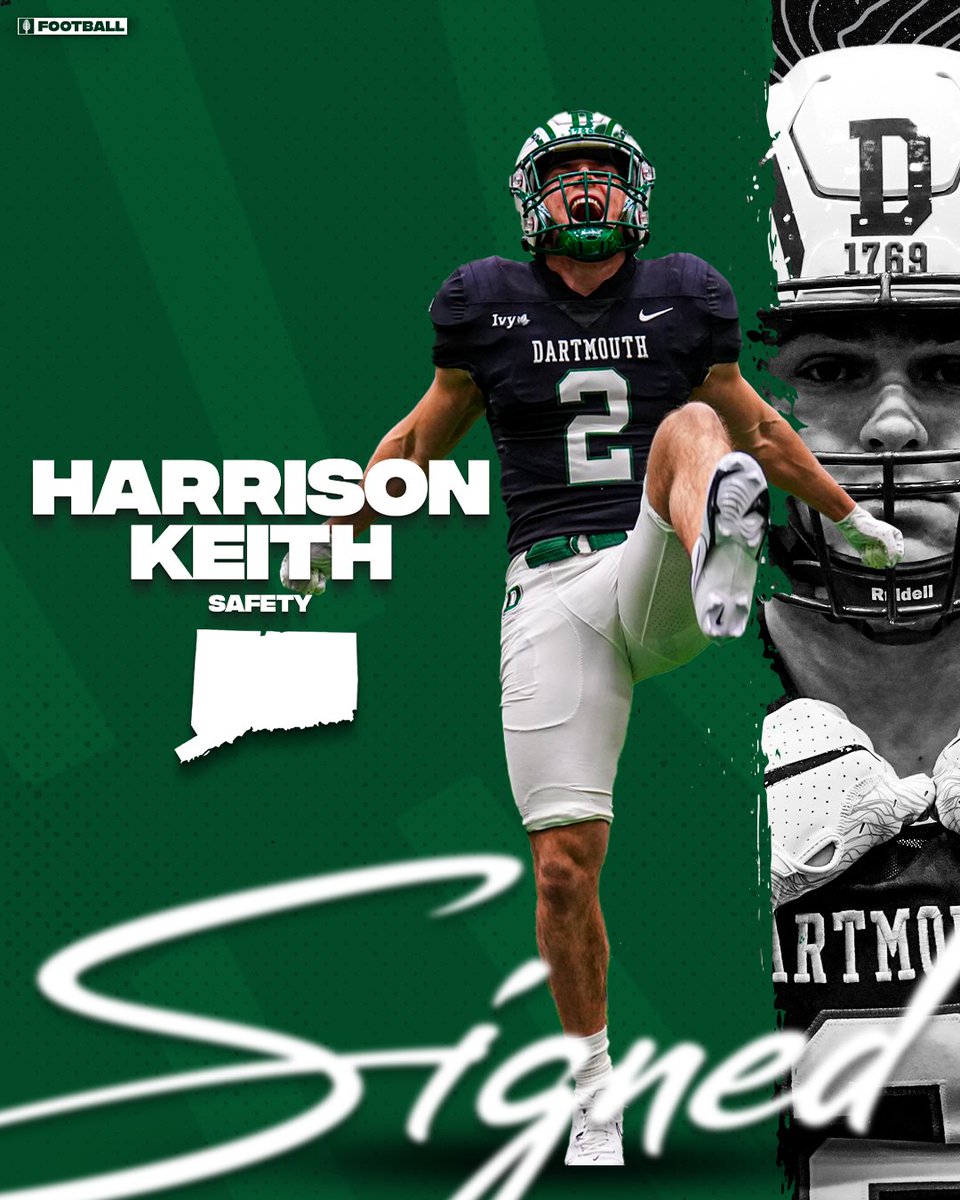 DartmouthFTBL's tweet photo. Welcome to The Woods, @HarrisonKeith14! 🌲 #BigGreen23 https://t.co/eCLgyHnxbW