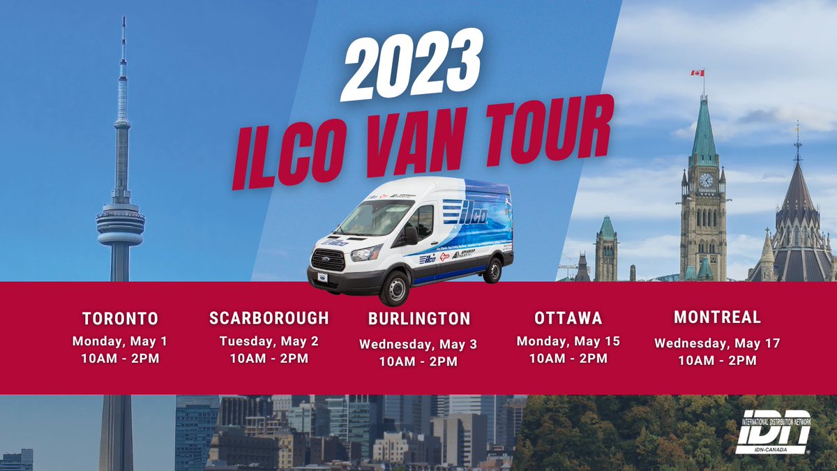 IDNCanada's tweet image. The ILCO Van Tour is coming to IDN-Canada! 🚘
Come & Experience the Latest #KeyMachines, #ProgrammingTools, & #EngravingMachines from @KabaIlco🔑There will be special discounts & promotions, plus, we will have complimentary BBQ lunch & beverage for you to enjoy! 🌭🥤