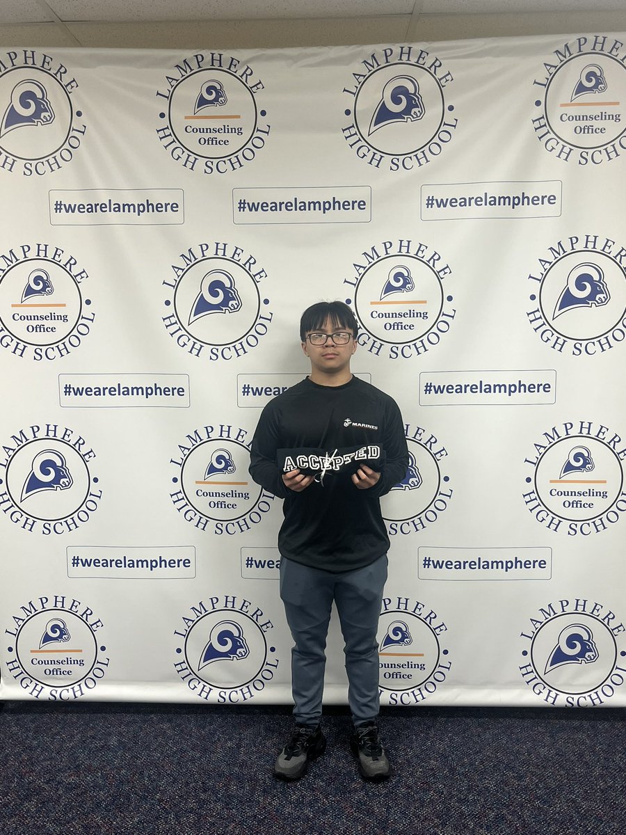 Congratulations to our 
Lamphere High School
senior Anthony on his acceptance to <a href="/OCCollege/">OCC</a>, <a href="/oaklandu/">Oakland University</a>, and <a href="/waynestate/">Wayne State University</a> 
Great Job, Anthony 
<a href="/roadrunnersrule/">Lessenger Elementary</a>—><a href="/PagePanthers/">John Page Middle School | The Lamphere Schools</a>---> <a href="/LamphereHS/">Lamphere High School | The Lamphere Schools</a>
#wearelamphere
