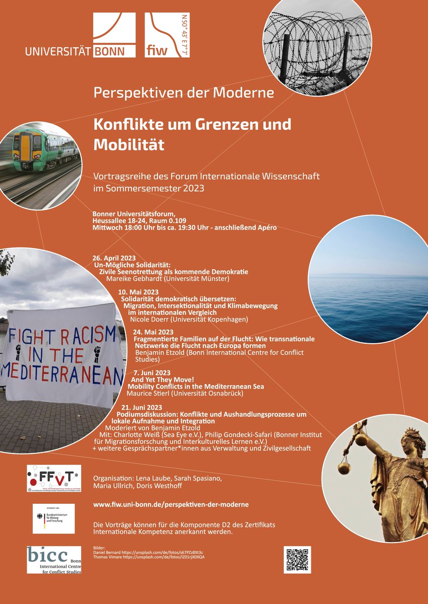 FIW_Bonn's tweet photo. Es ist soweit! Am  Mittwoch, den 26.04., startet unsere Veranstaltungsreihe mit einem Vortrag von Dr. Mareike Gebhardt @WWU_Muenster. Unser Thema: Inwiefern kann zivile Seenotrettung als eine solidarische Praxis der kommenden Demokratie verstanden werden. https://t.co/UWhLhUUHK5 https://t.co/zcHNNHaOsN