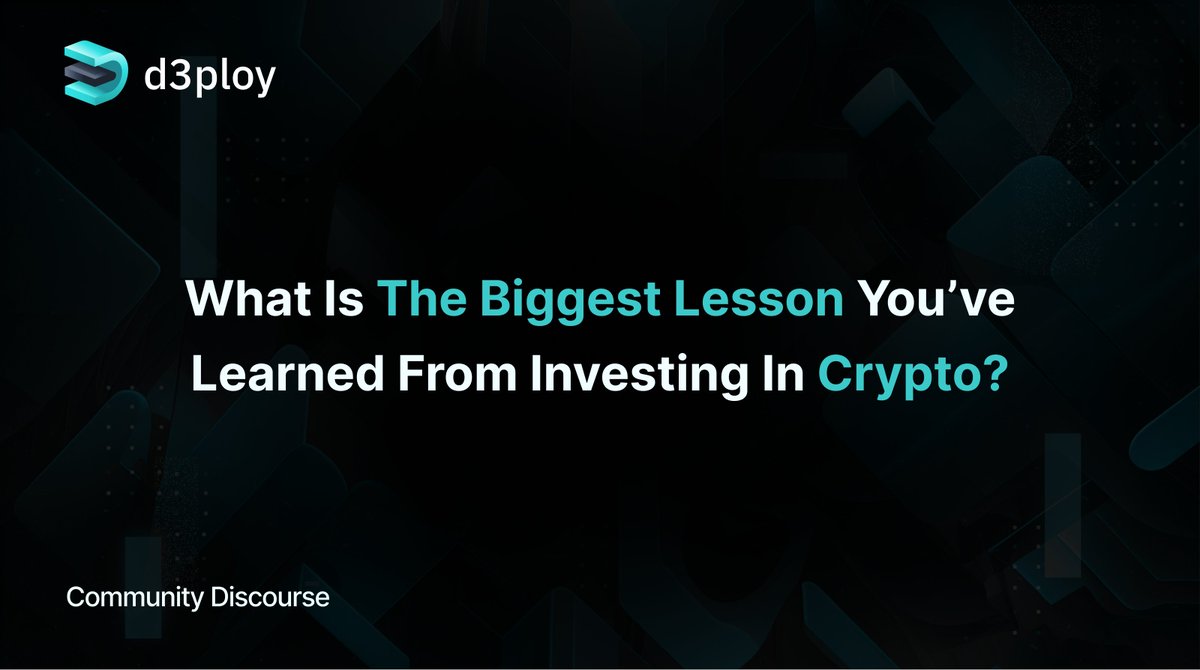 d3ploy_'s tweet image. 🧠 Community Question: What&apos;s the most valuable lesson you&apos;ve learned from your crypto journey?

💡For us, it was understanding the need for secure and robust security. 

Share your answers with the @d3ploy_ community and let&apos;s learn together!🚀

#DeFi #BNBChain #d3ploy #Crypto