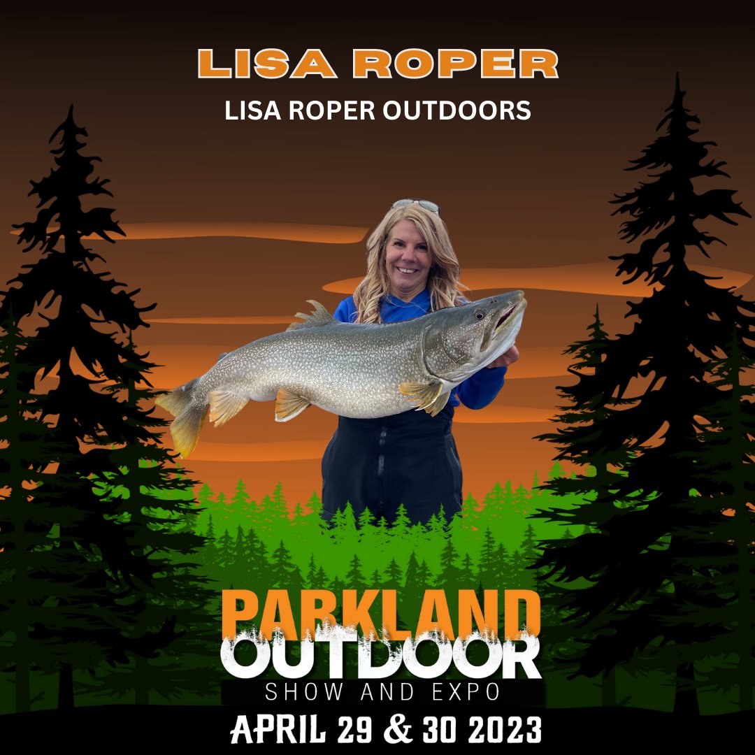 Don't miss a second of the 2023 Parkland Outdoor Show. Including our unbelievable line of speakers. Like Lisa Roper! Check out parklandoutdoorshow.com/meet-the-speak… to learn more!

#hunting #fishing #trapping #archery #yorkton #saskatchewan #manitoba #alberta  #speakers 
@LisaRoperOutdoors