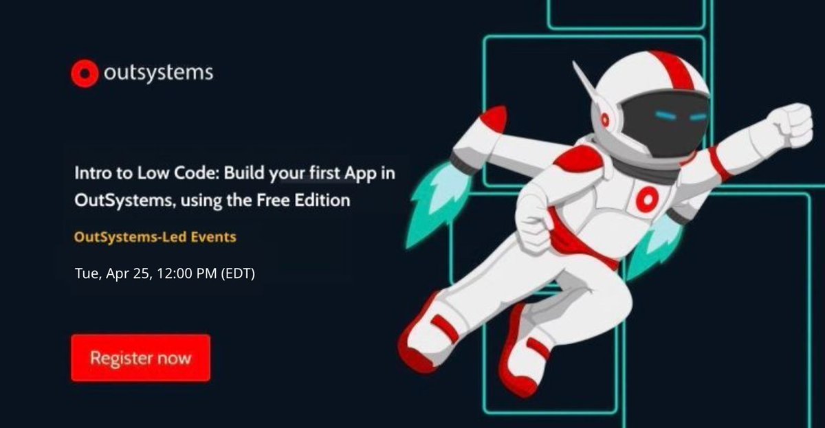 pjft's tweet photo. 📆 Sign up today for our Intro to Low-Code! 

💬 Here you can learn about #lowcode, @OutSystems, and how you can start building #apps easily. There will also be time to have your questions answered by Product Experts!

Next session will be on April 25! https://t.co/a7geCQkOPE https://t.co/ezzLn5xEqY