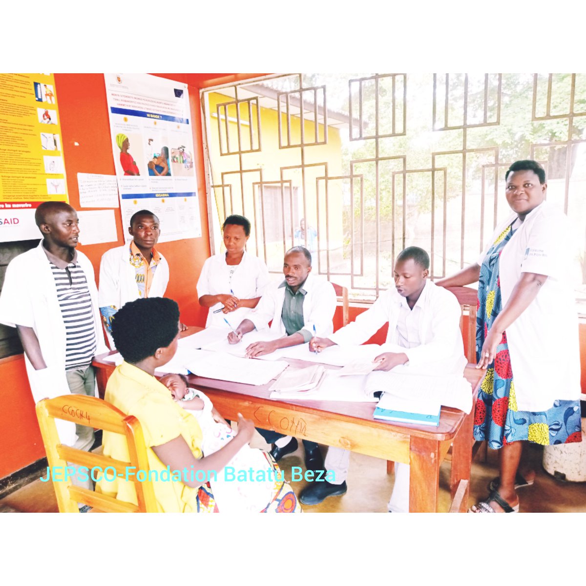 JepscoFbb's tweet photo. Deux séances d'IEC, l'une sur l'alimentation du nourrisson et l'ô sur la VSBG ont été animées au centre #FondationBatatuBeza par son #ResponsableTechnique. Les bénéficiaires de ses services saluent les efforts que les prestataires ne cessent de fournir pour le bien être familial https://t.co/ttxLIAbwWf