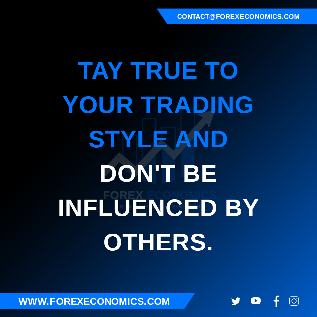 Develop a trading strategy that works for you and stick to it. Follow us for daily investment motivation and insights! #Forextrading #motivation #ForexEconomics #TradingStyle #InvestingStrategy #BeYourself