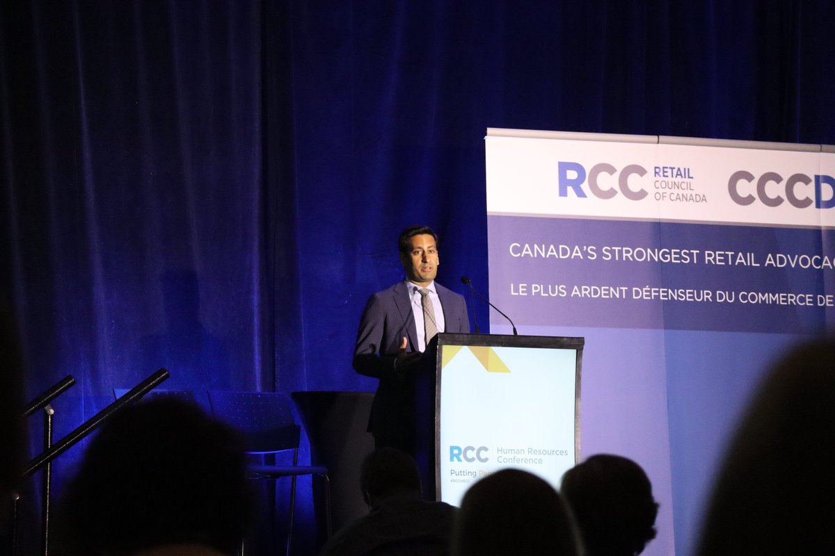 RetailCouncil's tweet photo. .@CompBureau speaks at #RCCHR23 about Canada's new wage-fixing and no-poaching agreement laws. https://t.co/EuYxcXRZxq