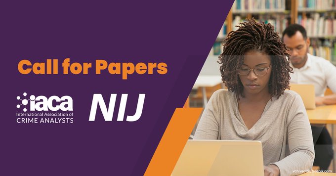 crimeanalysts's tweet photo. @OJPNIJ is looking for proposals on the innovative use of #GIS, #SpatialData, #TestingTheory or other #CrimeAnalysis practices that have practical applications for criminal justice professionals. You could present at the IACA Conference:
https://t.co/9cTTV0IsE3
#crimeanalyst 2023 https://t.co/viBe7bswm6