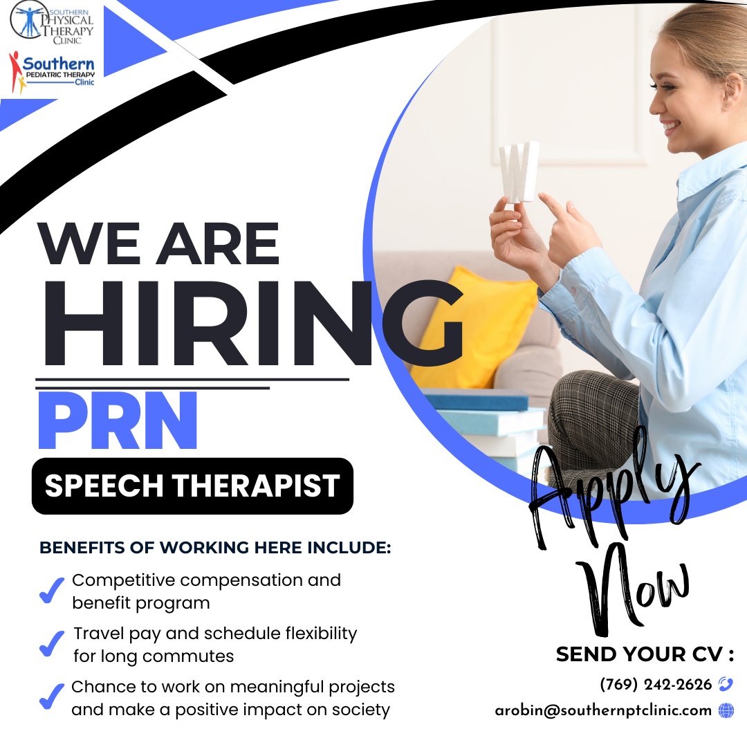 SouthernPTC's tweet photo. Our team is looking for a dedicated PRN employee who's ready to help us provide the best care possible! 💓🎉⁣⁣
⁣⁣
𝐀𝐩𝐩𝐥𝐲 𝐍𝐨𝐰! 🙌⁣⁣⁣⁣⁣
https://t.co/Jb30eyy5IM https://t.co/c4KeikvEQY