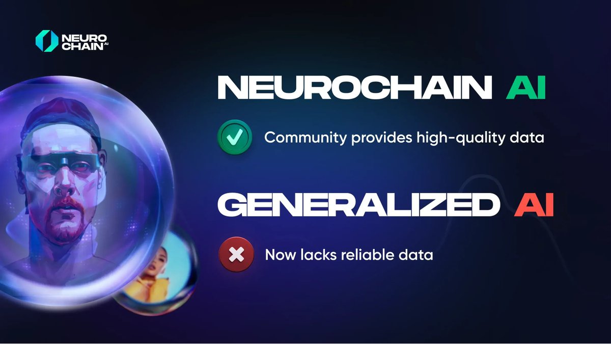 NeurochainAI's tweet photo. 🚀 Neurochain leads the #AIrevolution with endless high-quality data, leaving generalized AI in the dust!😎 

Our rewarded, engaged, and motivated community is the key🔑  to top-tier data

Join us today:👇
https://t.co/tzoMTJDu3y https://t.co/cgY0ixqS6S