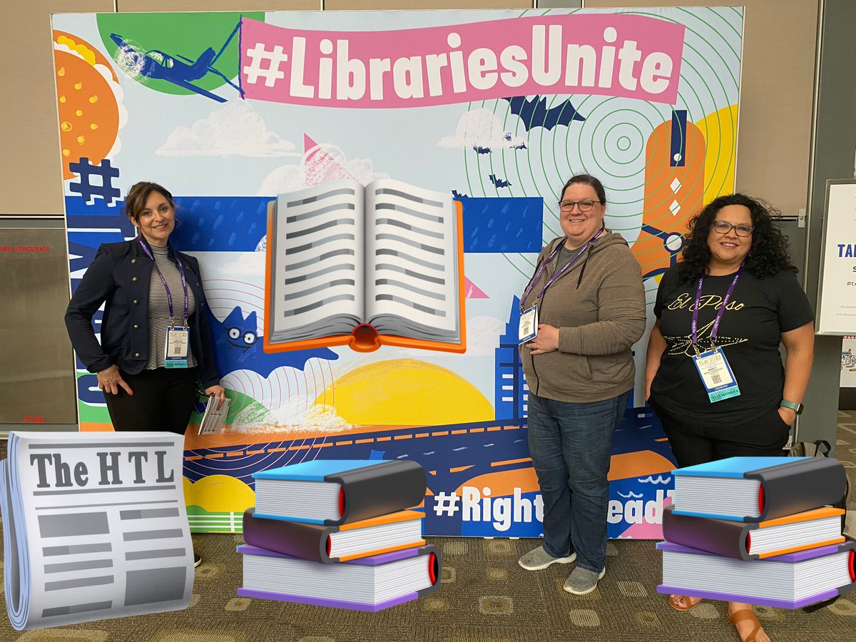 Librarian is a title that we wear proudly and I am blessed to be surrounded by some of the best. #SISD_Libraries 
@Sparks_Interest 
@kbaker01_ehslib