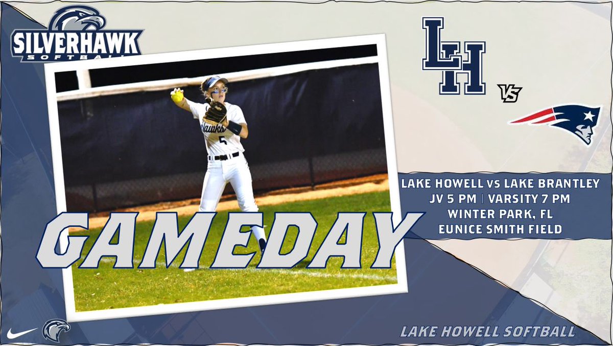 #𝙂𝘼𝙈𝙀𝘿𝘼𝙔

🆚Lake Brantley 
📆April 20
🕰7:00
📍Winter Park, FL
🏟Eunice Smith Field
🎟GoFan