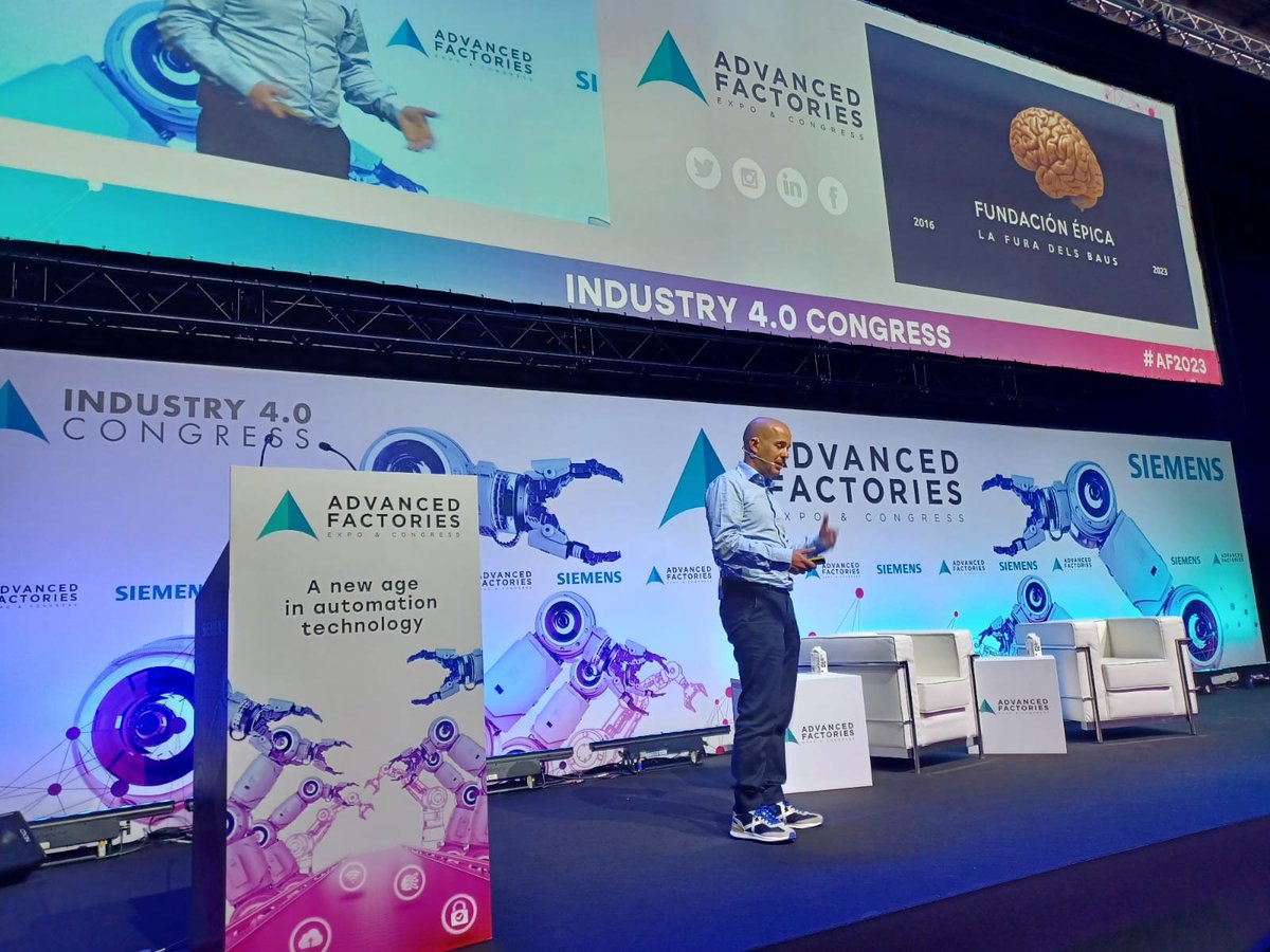 Advanced Factories (@advanfactories) on Twitter photo Fran Iglesias de <a href="/epicalafura/">Fundación Épica La Fura dels Baus</a> comparte su modelo de innovación y creatividad en #AF2023 Fran Iglesias de <a href="/epicalafura/">Fundación Épica La Fura dels Baus</a> comparte su modelo de innovación y creatividad en #AF2023