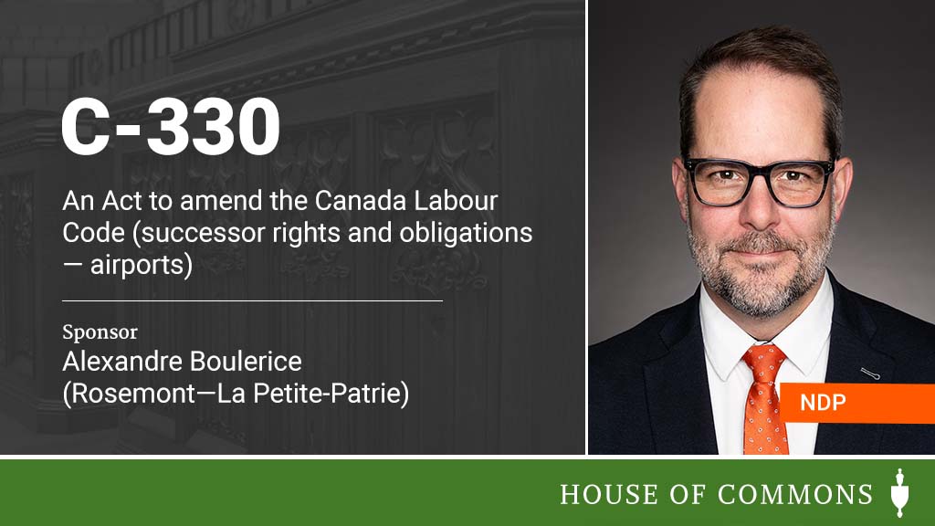 HoCChamber's tweet photo. .@alexboulerice introduced Bill #C330 in the #HoC.
The full text of the Bill will be available later today: https://t.co/13x4T6UnEa https://t.co/UfYVUXicoC