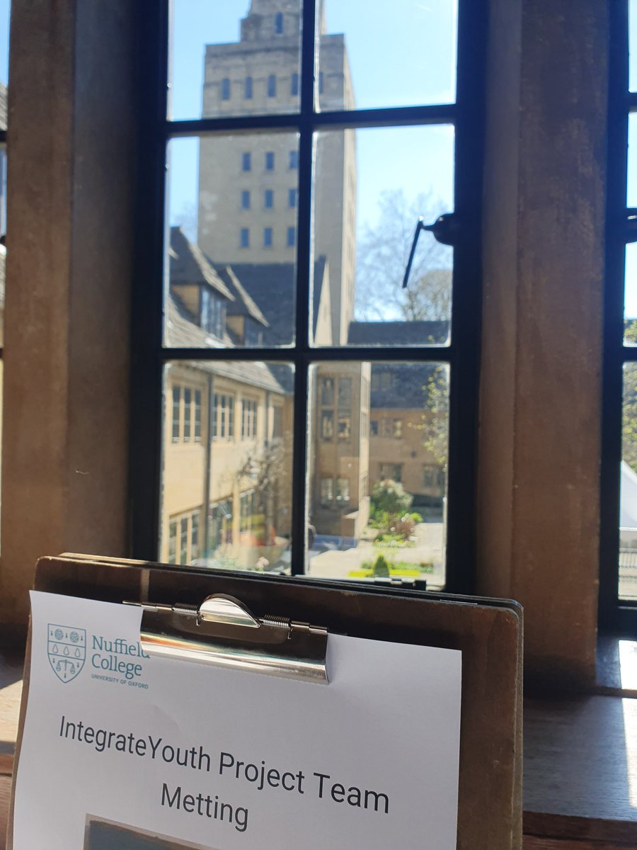 Meeting time in beautiful Oxford!  <a href="/YouthIntegrate/">IntegrateYouth</a>