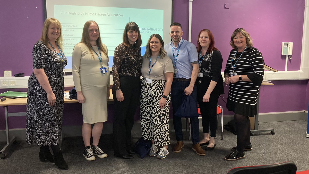 On Tuesday, we celebrated our first ever cohort of qualified Registered Nurse Degree Apprentices (RNDA) at #TeamCWPT! 💫👏

Huge congratulations to Natasha, Annie, Emma, Samantha, Gary, Stephen and Kelly. We can’t wait to see where your #nursing career takes you!
