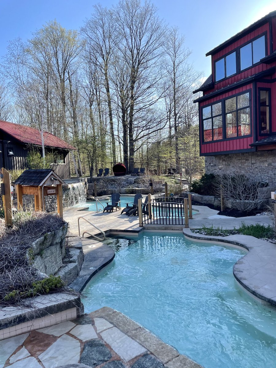 Morning tranquility <a href="/ScandinaveBlue/">Scandinave Spa Blue Mountain</a> 
Best way to experience our Thermal Baths experience often is by being a Member. Link here for more details: scandinave.com/blue-mountain/… #shhhrelax