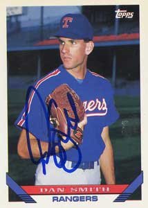 Happy Birthday to former pitchers Dan Smith.  Smith pitched 17 games for the Rangers from 1992 to 1994. 